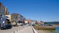 City center view of fisherman village of Fisterra in Spain,Galicia,on the Camino de Santiago way route