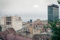 The city center of Zagreb in Croatia