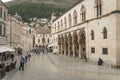 The city centre of old town Dubrovnik - Croatia