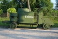 City Cesis, Latvian republic. Century of Cesis Battle Reconstruction for the Baltic States. Armored car. 22.06.2019