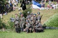 City Cesis, Latvian republic. Century of Cesis Battle Reconstruction for the Baltic States. Weapons and soldiers. 22.06.2019