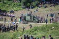 City Cesis, Latvian republic. Century of Cesis Battle Reconstruction for the Baltic States. Weapons and soldiers. 22.06.2019