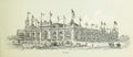 City of Chicago. Engraving illustration