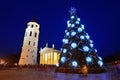 City Christmas Tree Royalty Free Stock Photo