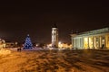 City Christmas Tree Royalty Free Stock Photo