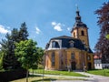 City church of Zella-Mehlis in Thuringia Royalty Free Stock Photo