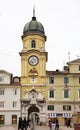 City clock tower in Rijeka. Croatia Royalty Free Stock Photo