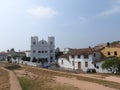 City clock tower in the town of Galle in Sri Lanka. Galle - the largest city and port in the south of Sri Lanka, the capital of