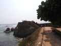 City clock tower in the town of Galle in Sri Lanka. Galle - the largest city and port in the south of Sri Lanka, the capital of