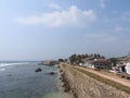 City clock tower in the town of Galle in Sri Lanka. Galle - the largest city and port in the south of Sri Lanka, the capital of