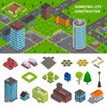 City Constructor Isometric Banners