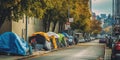 A city council member looks at the alarming rise in homelessness statistics, a testament to the mounting housing crisis