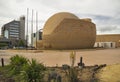 City cultural center CECUT with its spherical OMNIMAX cinema building. Tijuana, Mexico