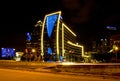 City Dallas night scenes TX Royalty Free Stock Photo