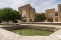 City of the dead. Memorial complex, necropolis Chor-Bakr in Bukhara, Uzbekistan. UNESCO world Heritage