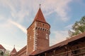 City Defensive Walls and Haberdasher Tower - Krakow, Poland Royalty Free Stock Photo