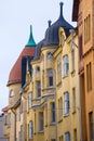 City domes of the old town. Helsinki, Finland