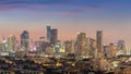 City downtown skyline panorama view Royalty Free Stock Photo