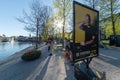 City dressing promoting the Invictus games in The Hague city center