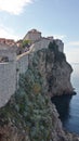 City of Dubrovnik and Wall, Croatia Royalty Free Stock Photo