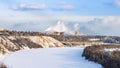 City of Edmonton winter landscape