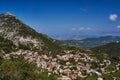 City Egklouvi on the mountainside