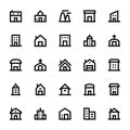 City Elements Vector Icons 3 Royalty Free Stock Photo