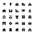 City Elements Vector Icons 2 Royalty Free Stock Photo