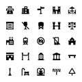 City Elements Vector Icons 5 Royalty Free Stock Photo