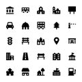 City Elements Vector Icons 3 Royalty Free Stock Photo
