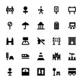 City Elements Vector Icons 6 Royalty Free Stock Photo