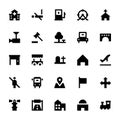 City Elements Vector Icons 4 Royalty Free Stock Photo