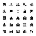 City Elements Vector Icons 7 Royalty Free Stock Photo