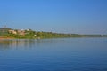 City extended along Oka river in Kasimov city, Russia