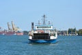 City ferry between the islands of Wollin and Usedom in Poland