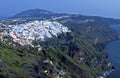 City of Fira at Santorini island, Greece Royalty Free Stock Photo