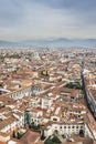 City of Florence from the Brunelleschi dome of the cathedral of Florence.