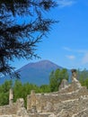 City Forum with Mount Vesuvius