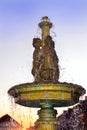 Fountain on Kosciusko Market in Bialystok, Poland