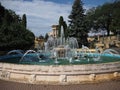 City fountain in the resort town of Essentuki Royalty Free Stock Photo