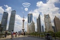 City free WIFI, Shanghai