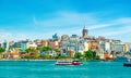 City and Galata Tower Royalty Free Stock Photo