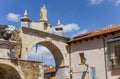 City gate Arco de Carcel in Leon Royalty Free Stock Photo