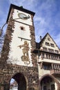 City gate in Freiburg, Germany Royalty Free Stock Photo