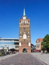 City gate `KrÃÂ¶peliner Tor` at Rostock, Germany