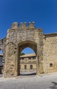 City gate Puerta de Jaen in historic city Baeza
