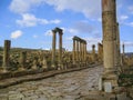 City of Geraza. .The Cardo Maximus the Colonnaded Street