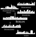 6 city in Germany, Deutschland ( Berlin, Hamburg, Essen, Dusseldorf, Dortmund, Frankfurt am Main)