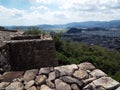 The city of Gimhae. South Korea seen from Bunsanseong Fortress. Three Kingdoms Period. Gimhae. South Korea