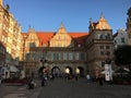 Green gate in gdansk. Poland